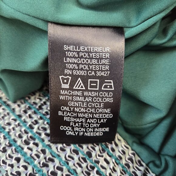 Nic+Zoe Graphic Print Ombre Dots Wide Leg Pants Size Medium - Picture 8 of 8